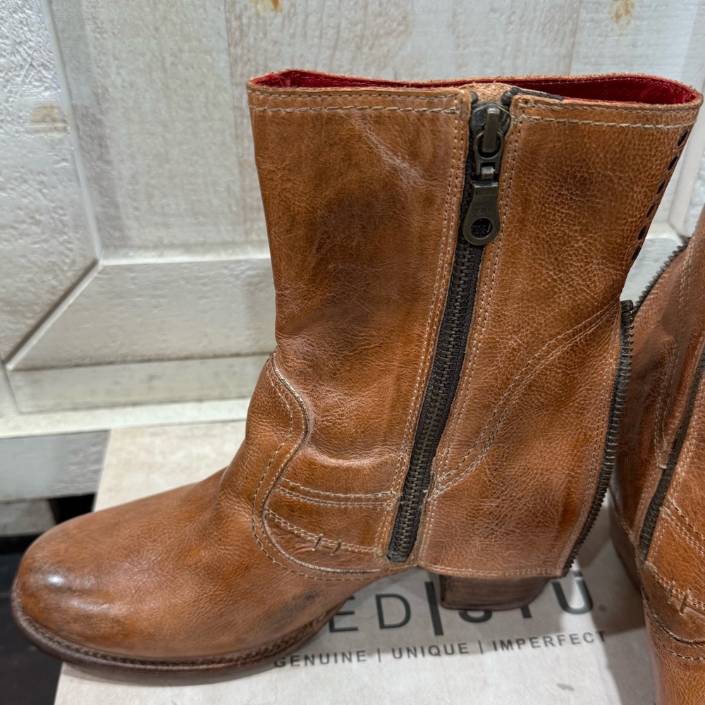 Bed Stu Iris Bootie / Distressed Boots / Distressed Bootie - Picture 5 of 9